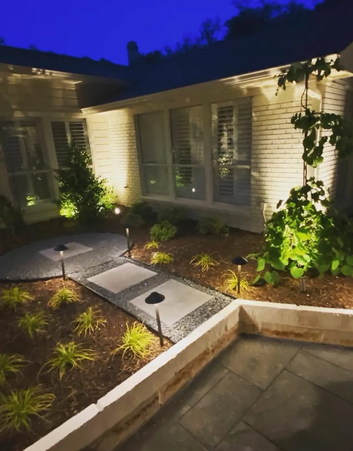 Southern Pro-Vision completed landscaping project